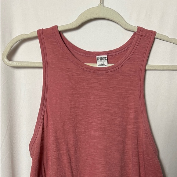 PINK Victoria's Secret Women's Pink Sleepwear Tank Top Size Large - Picture 2 of 8